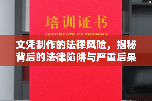本溪文凭制作的法律风险，揭秘背后的法律陷阱与严重后果